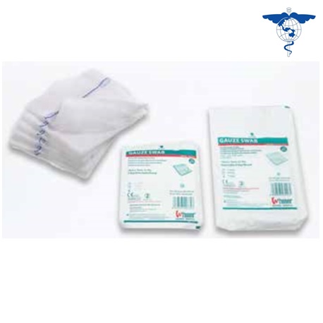 Buy Cosmo Med Sterile X-Ray Tonsil Square, 3x3cm, 24ply (5/pack ...