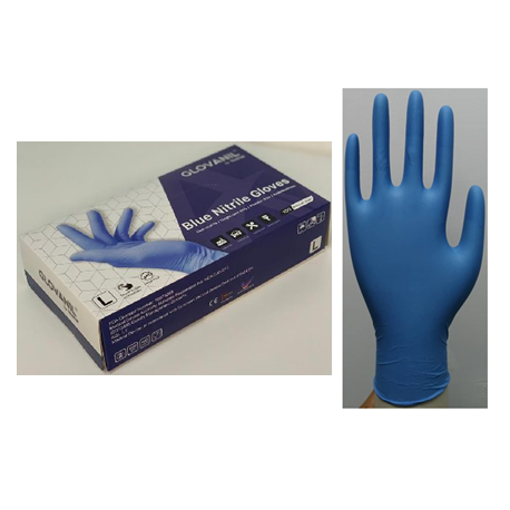 nitrile gloves medium 100