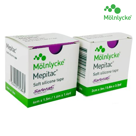 Buy Molnlycke Mepitac Soft Silicone Tape, 1 Piece/box Online at Best Price