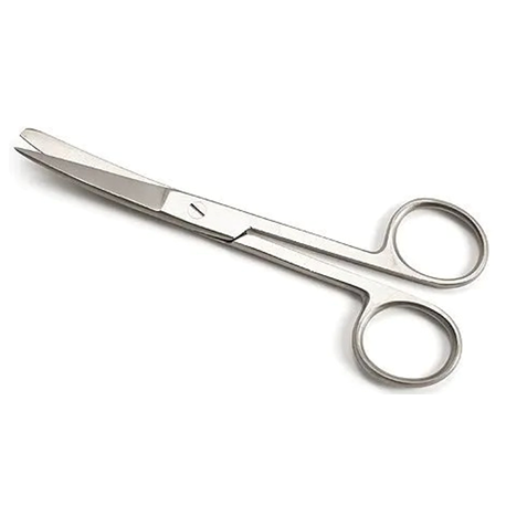 DR Instruments Operating Scissors with Sharp/Sharp Points, Stainless Steel