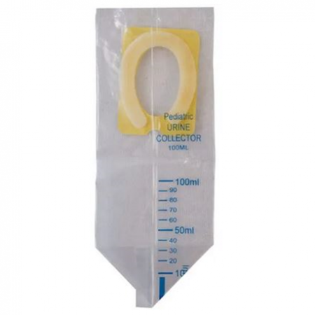 Pediatric Urine Collection Bags, 100ml, 100pcs/Box