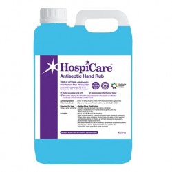 Hospicare Antiseptic Hand Rub, 5 Liter, Per Can