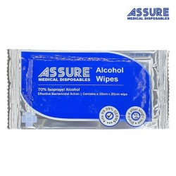 Assure Alcohol Wipes, 50pcs/box