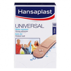 Hansaplast Universal Water Resistant Plaster (100pcs/box, 3boxes/carton)