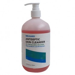 Melgard Antiseptic Skin Cleanser, 500ml, Per Bottle