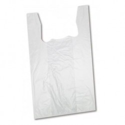 Plastic Bag, White, Per Packet