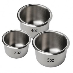 Stainless Steel Gallipot 4oz (Ø65mm x H35mm) Asian Brand