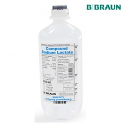 B.Braun Hartmanns Solution, Compound Sodium Lactate, 500ml, Per Bottle