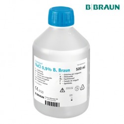 B Braun 0.9% Sodium Chloride Irrigation Solution, 500ml, Per Bottle