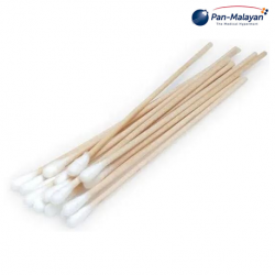 Pan-Malayan Sterile Cotton Tip Applicator 6'' 5pcs/pack