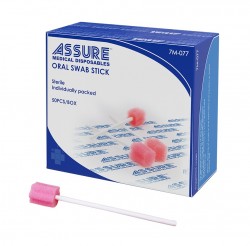 Assure Sterile Oral Swab Stick, 50pcs/box