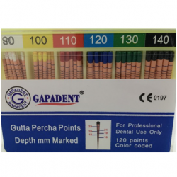 Gapadent Gutta Percha Points # 90-140