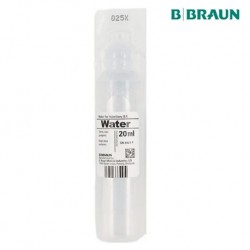 B Braun Water For Injection, 20ml, Per Bottle