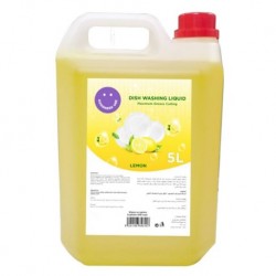 Dishwashing Liquid, Lemon, 5 Liters, Per Can