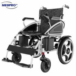 Medpro Motorised Electric Wheelchair with Flip-Up Armrest (1 Year SG Warranty)