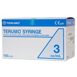 Terumo Disposable Syringe w/o Needles (Luer Lock) (100pcs/box)